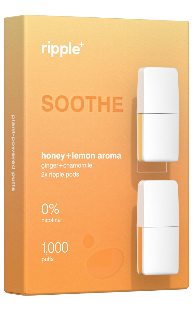 ripple⁺ SOOTHE pods - honey+lemon aroma
