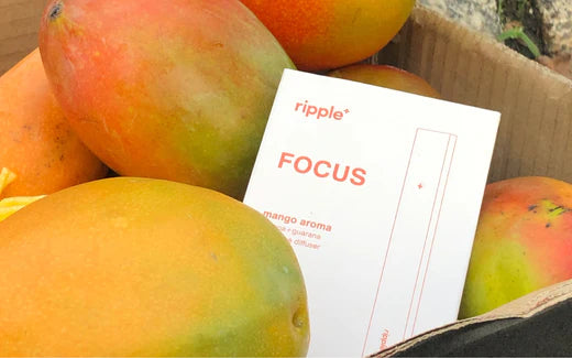 Ripple FOCUS pack in crate of mangoes