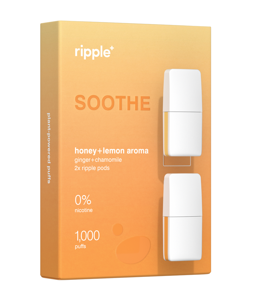 ripple⁺ SOOTHE pods - honey+lemon aroma